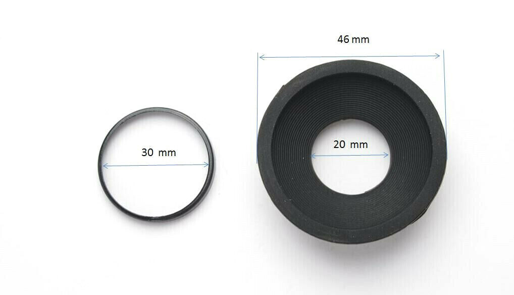 3x Eyecup Eyepiece Eye Cup Viewfinder for Nikon D500 D300 F4S F6 D4 D4S Unbranded Does not apply - фотография #2