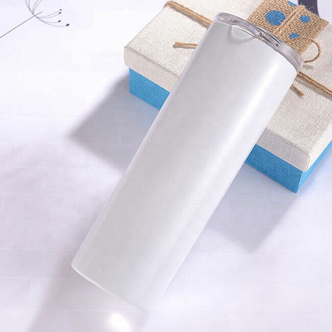 10pcs 20oz Sublimation Blank White Skinny Tumbler Stainless Steel Insulated Cup QOMOLANGMA 0163003181300 - фотография #9