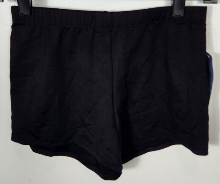 Danskin Women’s Size Medium (8-10) Black Boy Cut Shorts Dancewear Gymnastics Danskin Does Not Apply