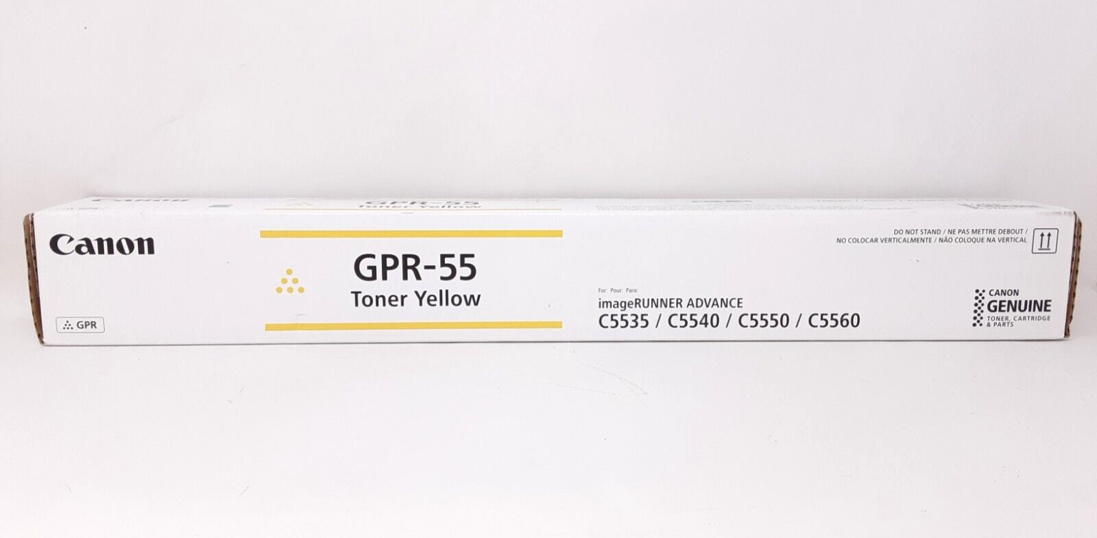 Genuine Canon GPR-55 Yellow Toner Cartridge 0484C003 for C5535 C5540 C5550 C5560 Canon GPR-55, GPR55 - фотография #2