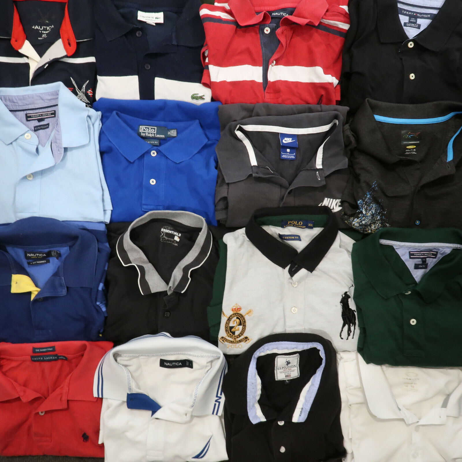10x Mens Designer Polo / Golf Shirts Clothing Reseller Wholesale Bulk Lot Bundle Assorted Does Not Apply