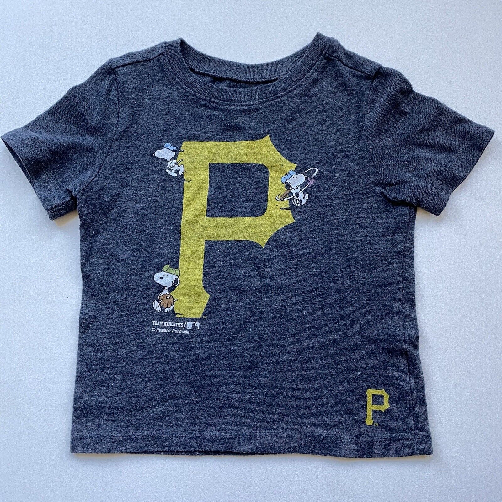 PIRATES Pittsburgh Lot 2 MLB Baseball Adidas Bodysuit T Shirt Snoopy Infant 24m Adidas - фотография #8