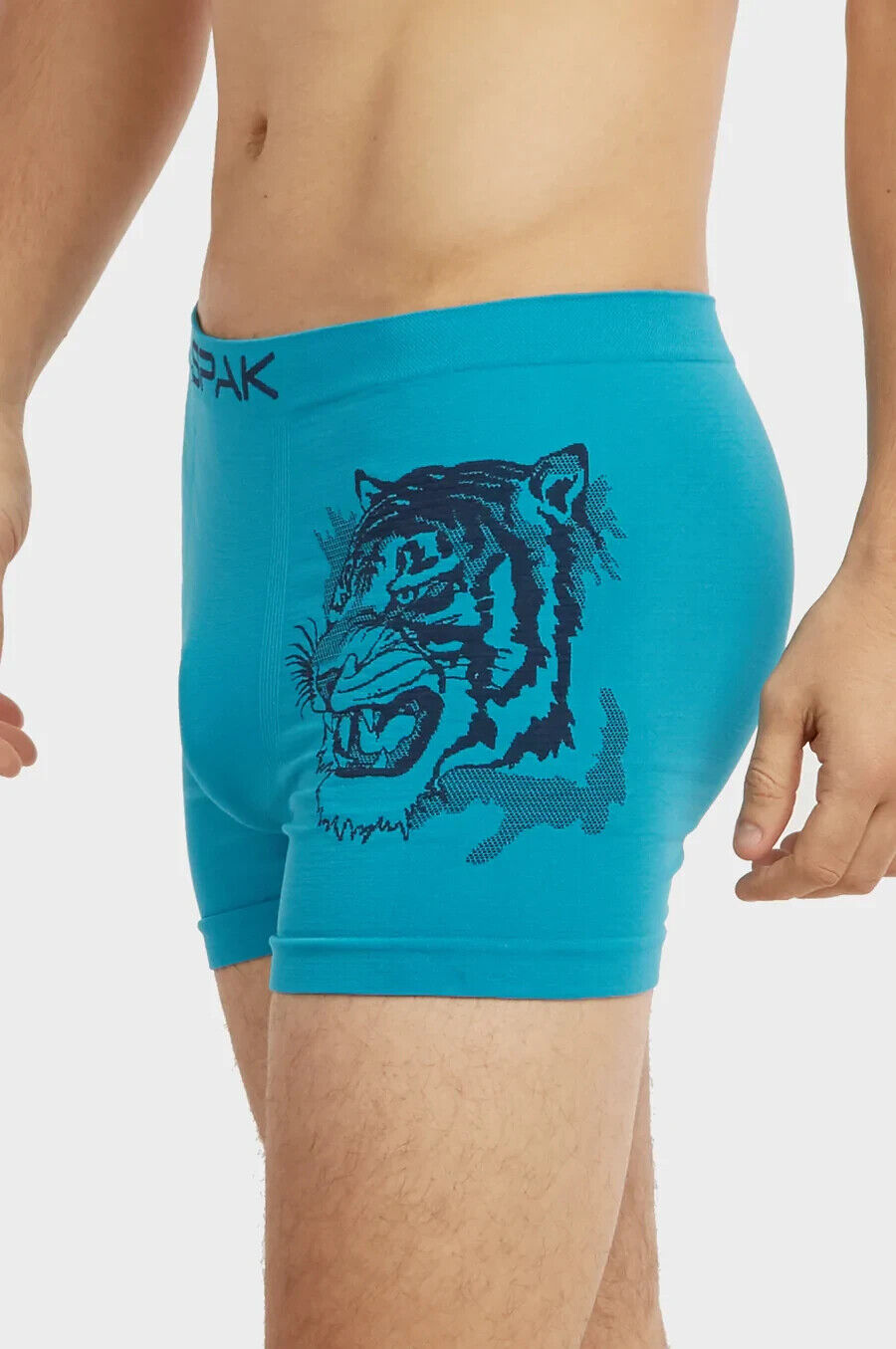 Lot 6 Pack Mens Microfiber Boxer Briefs Underwear Compression Stretch #MSP020 SPAK - фотография #2