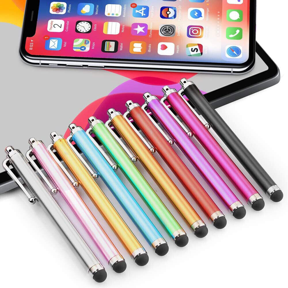 10X Metal Universal Stylus Pen Touch Screen Pen For iPhone Samsung iPad Pencil Unbranded Does Not Apply - фотография #2