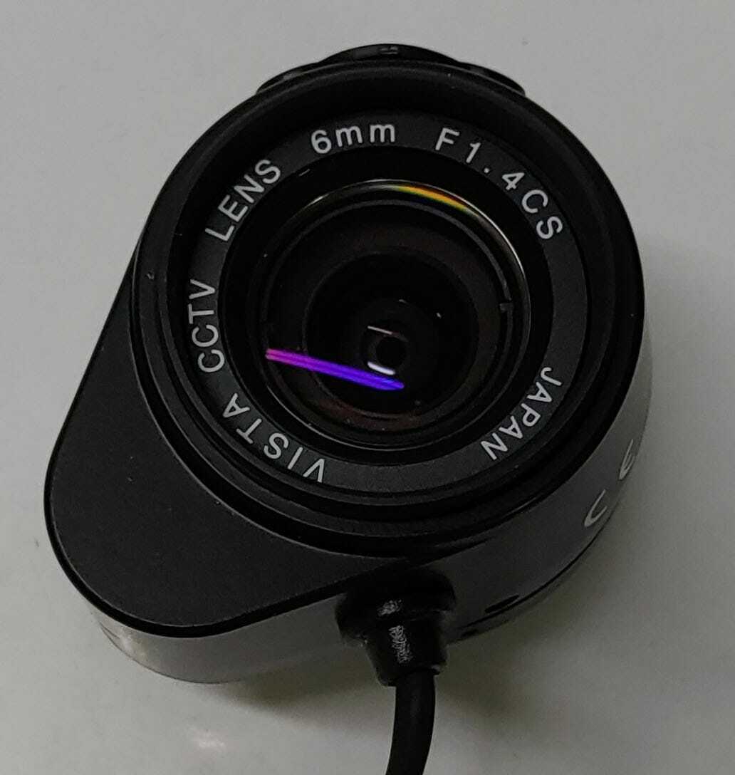 VISTA CCTV LENS 6mm F1.4CS Auto-iris Security Camera Lens VA0614CS [LOT OF 3] VISTA VA0614CS - фотография #4