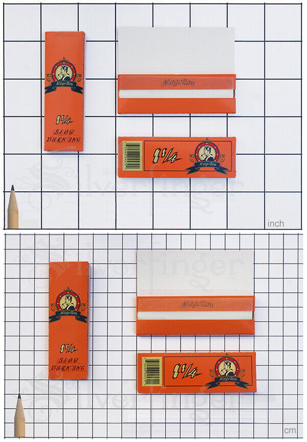 ROLLING PAPERS 15 PACKS 1.25 1¼ 77x45 mm 32 Leaves Cigarette Paper THEY ROCK! Magellan - фотография #6