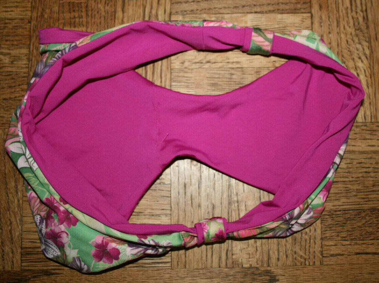 Reversible Bikini Bathing Suit Set, Floral or Pink or combo, 3 in 1 I think Victoria's Secret - фотография #11
