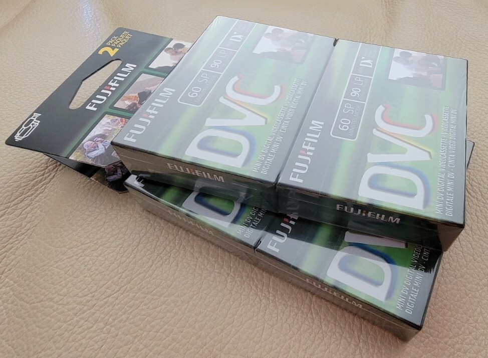 (4) Pack FUJIFILM DVC60 Mini DV Digital Blank Videocassette Tapes - NEW & SEALED Fujifilm DVC60 - фотография #4