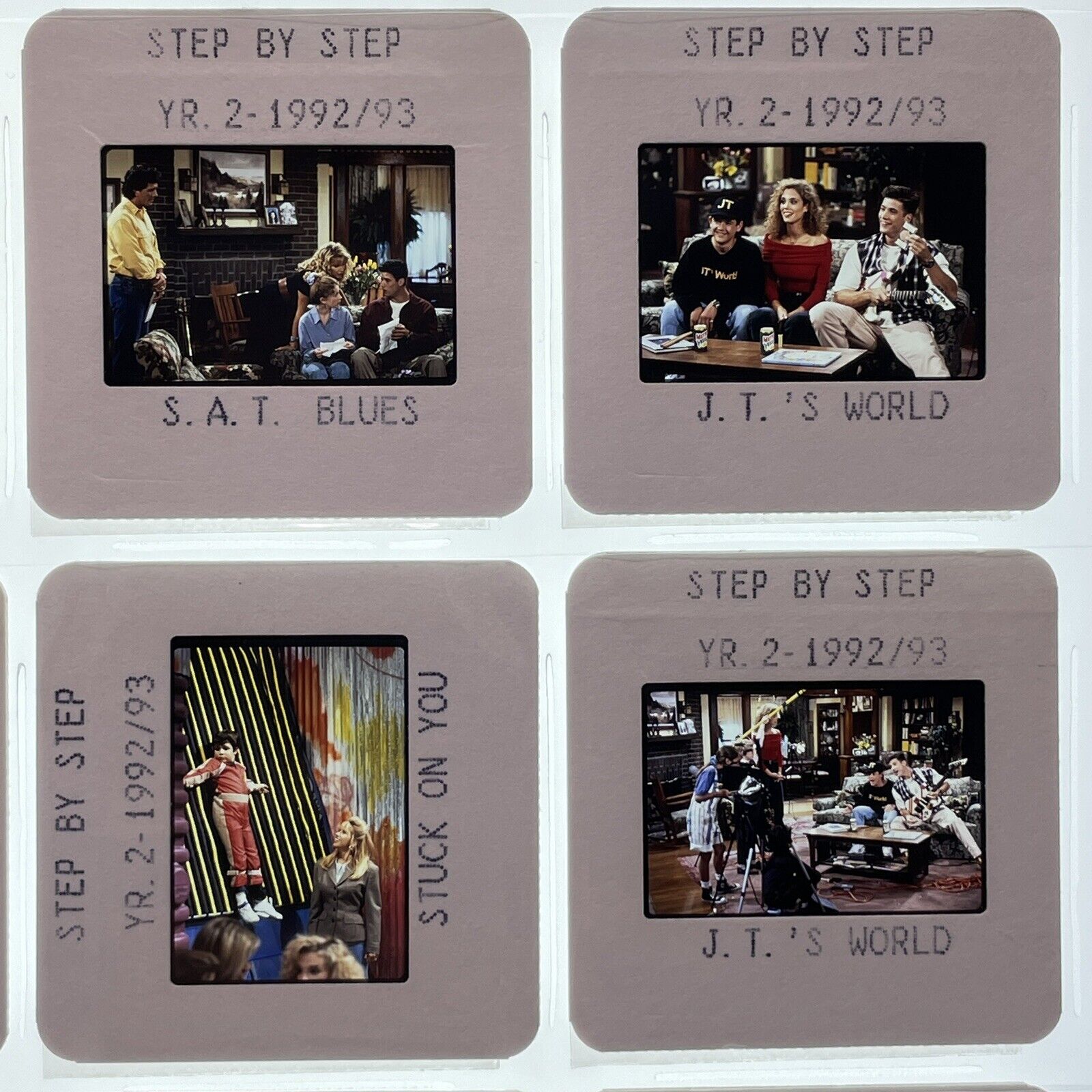 Step by Step 35mm Slides Suzanne Somers TV Series Press Kit Promo Vtg Lot of 16 Без бренда - фотография #6