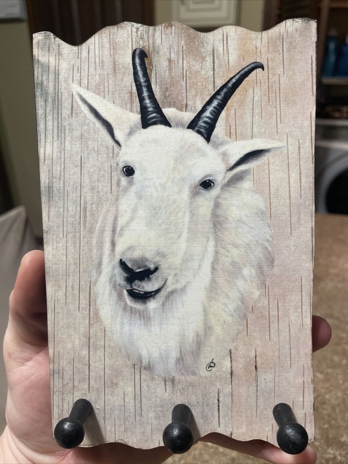 KC creations Wooden Handmade Leash Key holder Farm Goat Без бренда