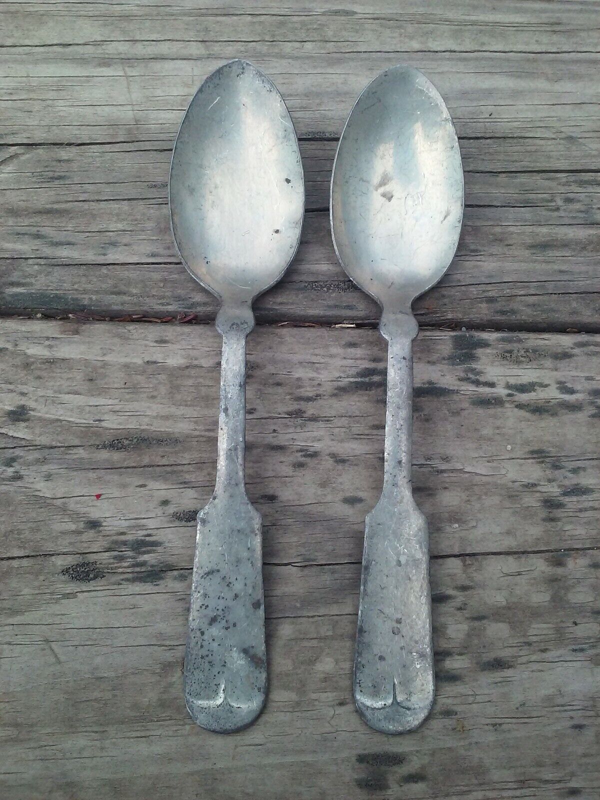 Antique Metal Kettle 5 Handled Cups & 2 Spoons Antique - фотография #12