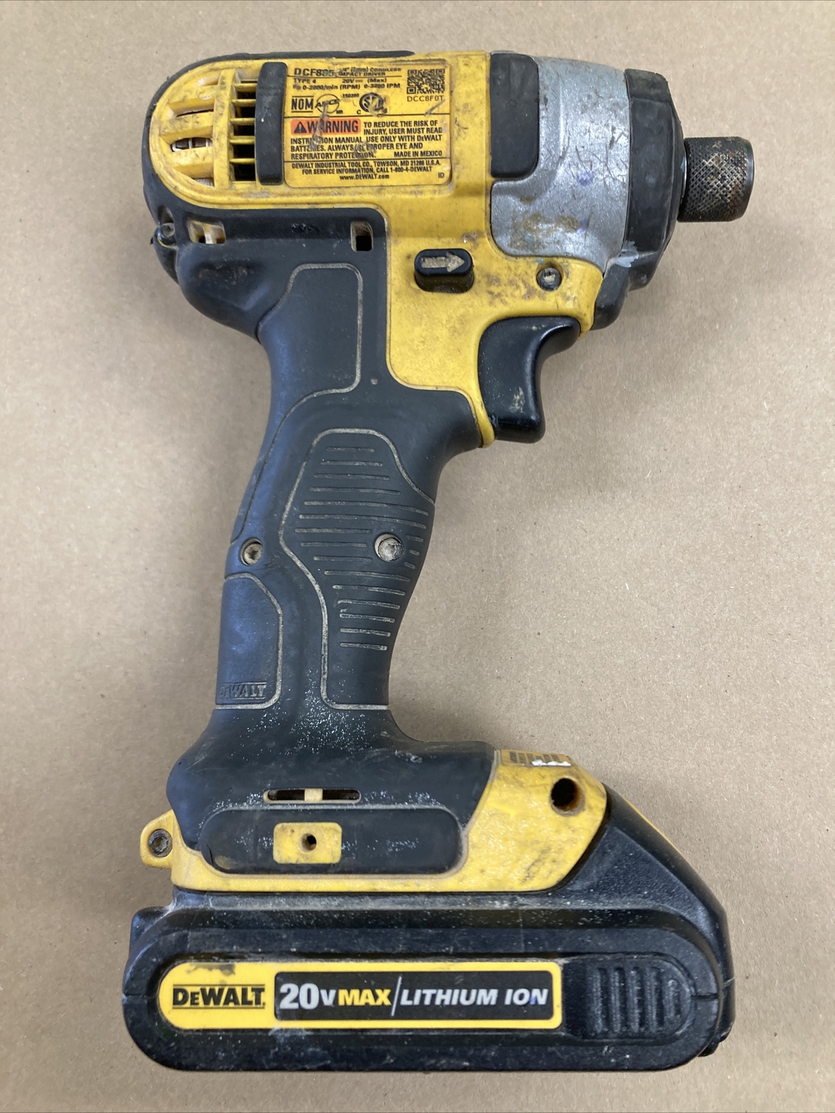 Dewalt DCF885 20V Impact Driver   with Battery DEWALT DCF885B-NBX - фотография #2