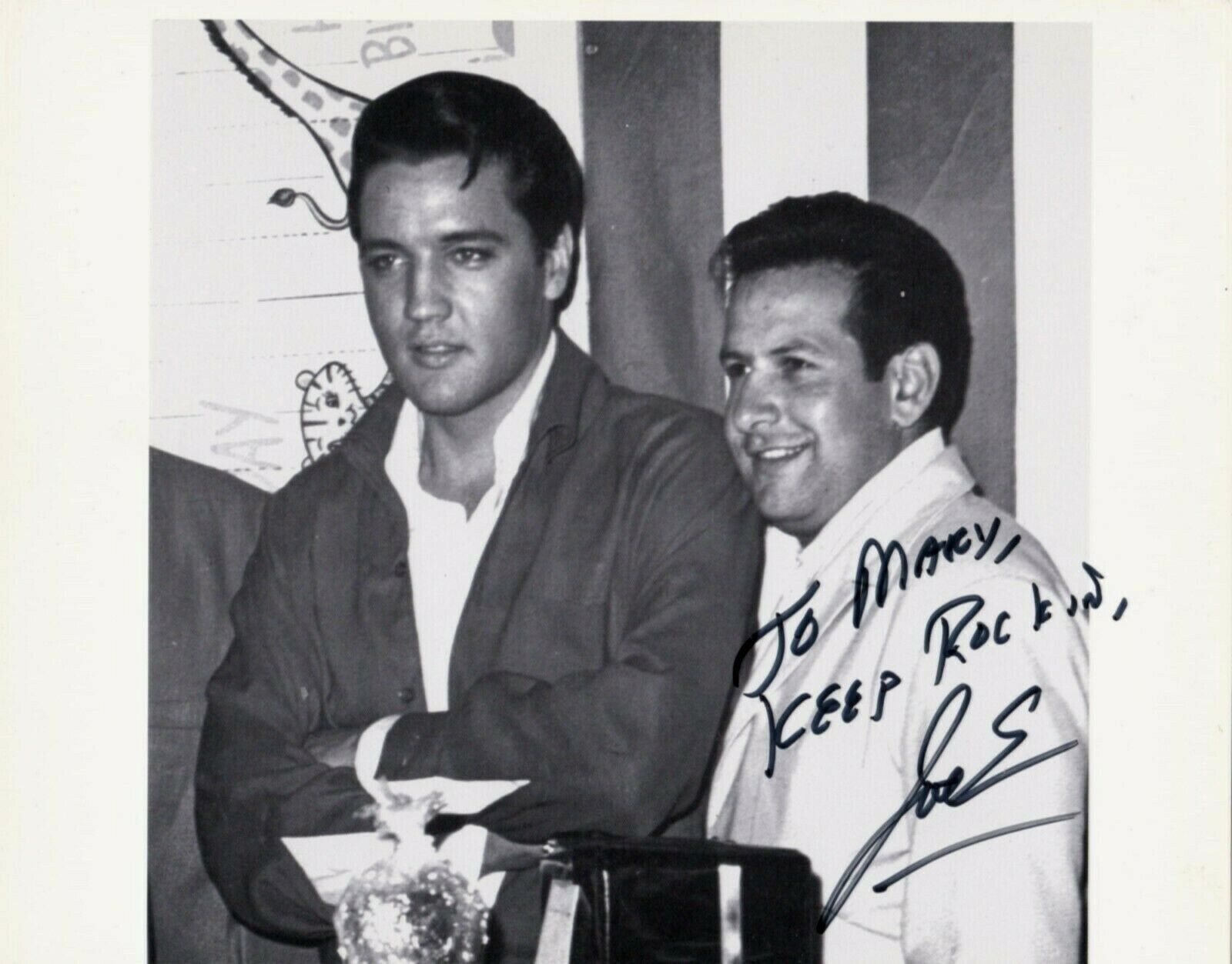 Elvis Presley Joe Esposito Tour Manager/Best Friend Book and Signed Photo Без бренда
