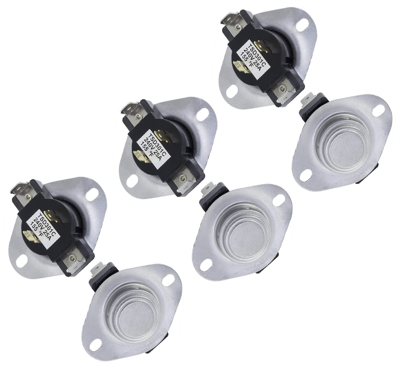3387134 New Dryer Operating Thermostat for Whirlpool Kenmore  6 Pack Unbranded 3387134 - фотография #2