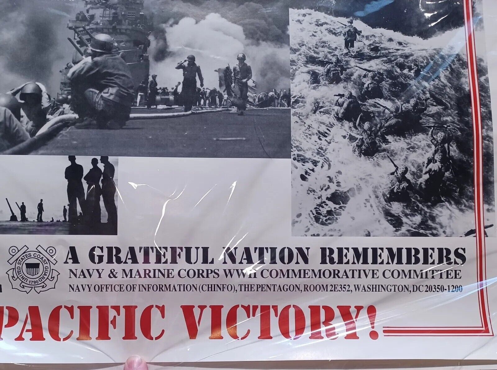 1995 50TH ANNIVERSARY OF WIRLD WAR 2 VICTORY IN THE PACIFIC POSTER Без бренда - фотография #3