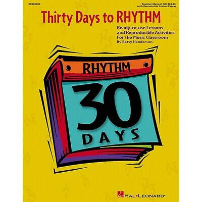 Hal Leonard Thirty Days To Rhythm Teacher's Manual Без бренда 9970282