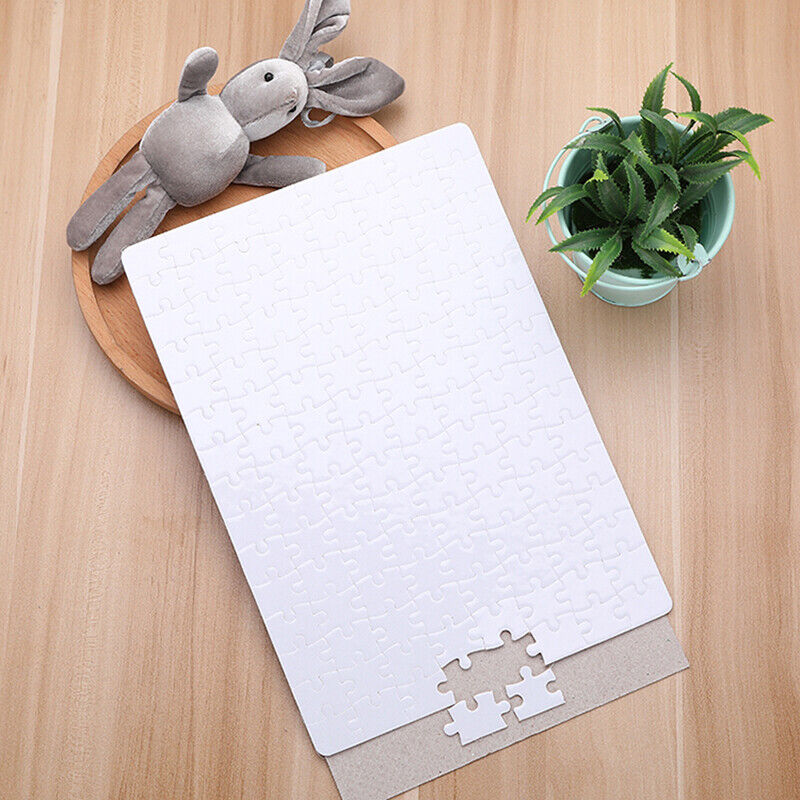 10Pcs White Blank Sublimation Jigsaw Puzzle Rectangle Pearly Puzzle Heat Press Unbranded/Generic Does Not Apply