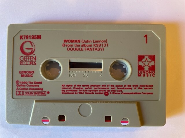 RARE - John Lennon Cassingles (Woman, Watching the Wheels, W O T Ice) Без бренда - фотография #4