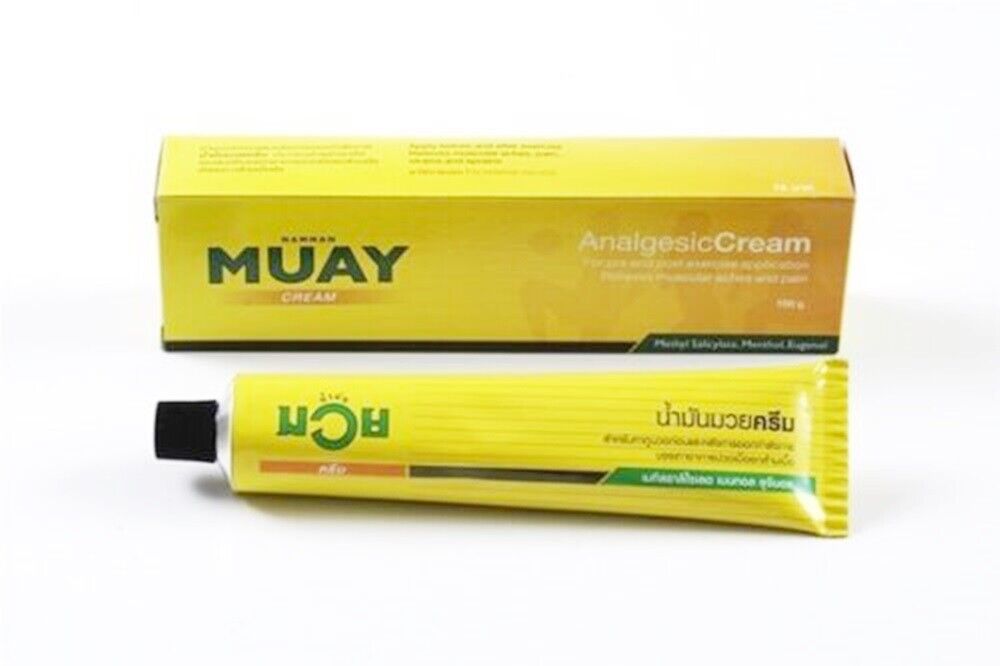 6X 100g Namman Muay Thai Boxing Cream Analgesic Pain Relief Liniment Muscular  Namman Muay Does Not Apply - фотография #4