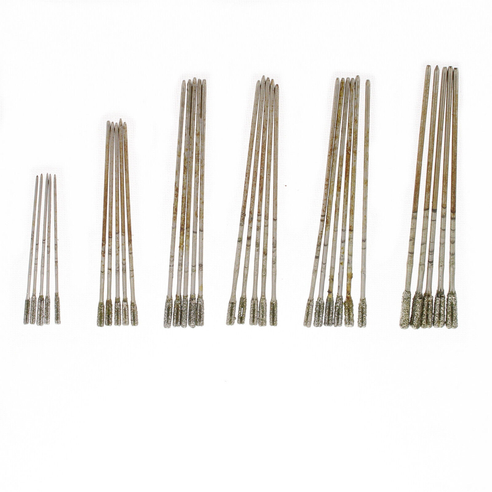 20Pcs Diamond Lapidary Drill Bits 1.8 mm Hole Needle Solid Bits 2# for Jewelry ILOVETOOL 1.8mm - фотография #11