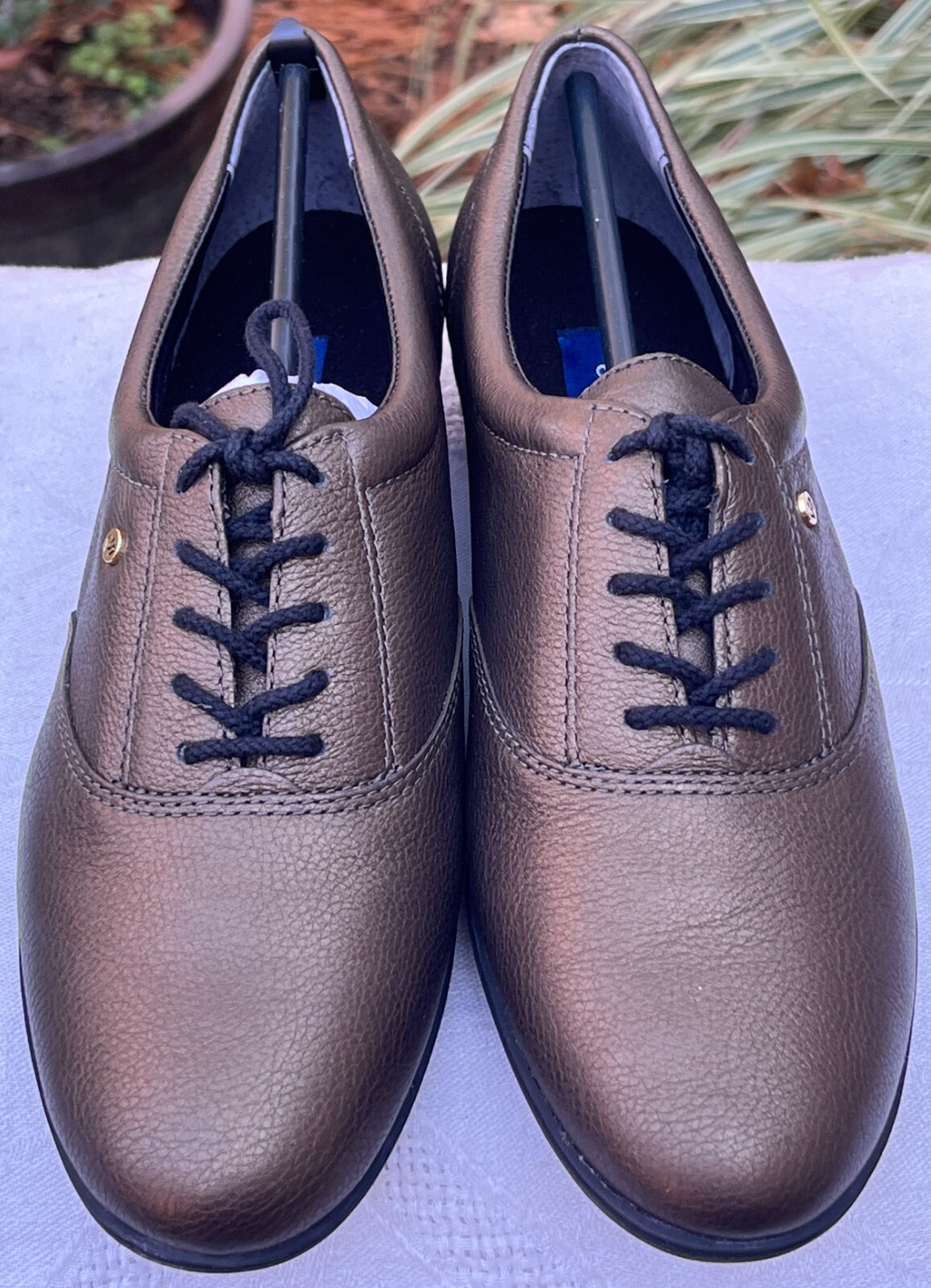 Easy Spirit NEW Motion Walking Shoe Old Gold Brown Leather 9 N Sneaker in Box Easy Spirit Easy Spirit Motion - фотография #2