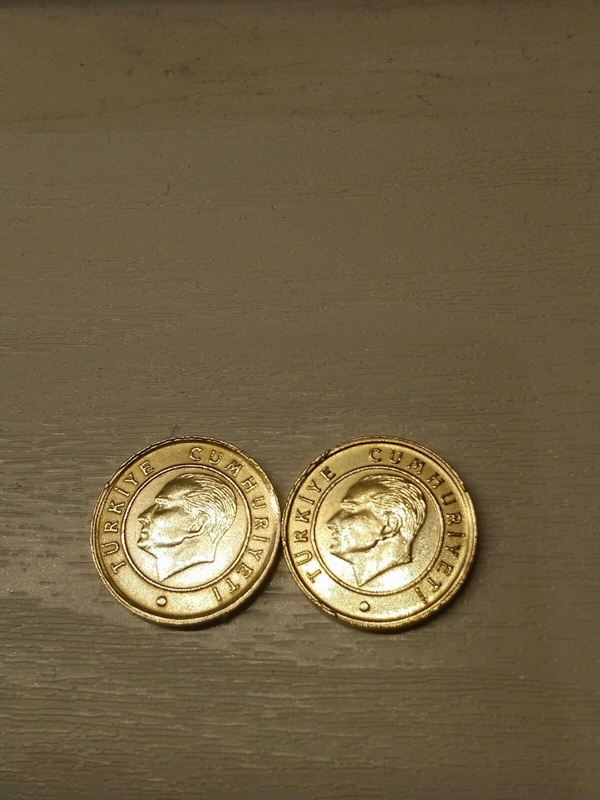 Turkish 10 Kurus Coin x2 (Both 2014) Без бренда - фотография #6