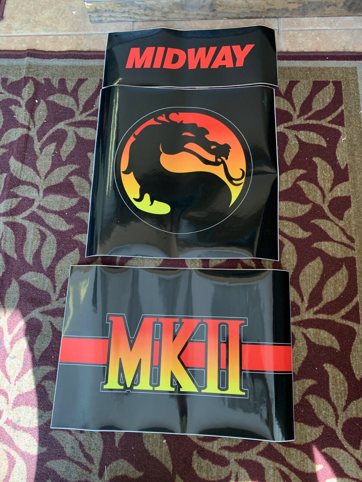 Arcade1up Graphics - Mortal Kombat 2 II Graphic Sticker Decal Set 3M