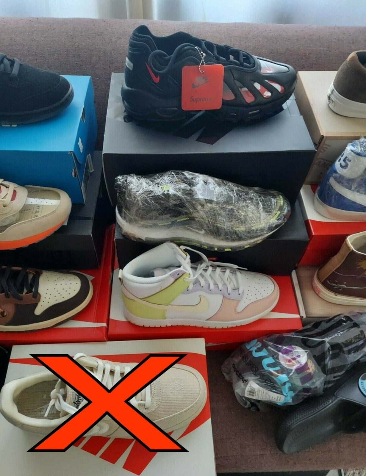 Jordan Nike Sacai Dunk Supreme Clot Kaws DS Sneaker Lot Size 10 Bundle Bulk Deal Nike Air Jordan Retro - фотография #6
