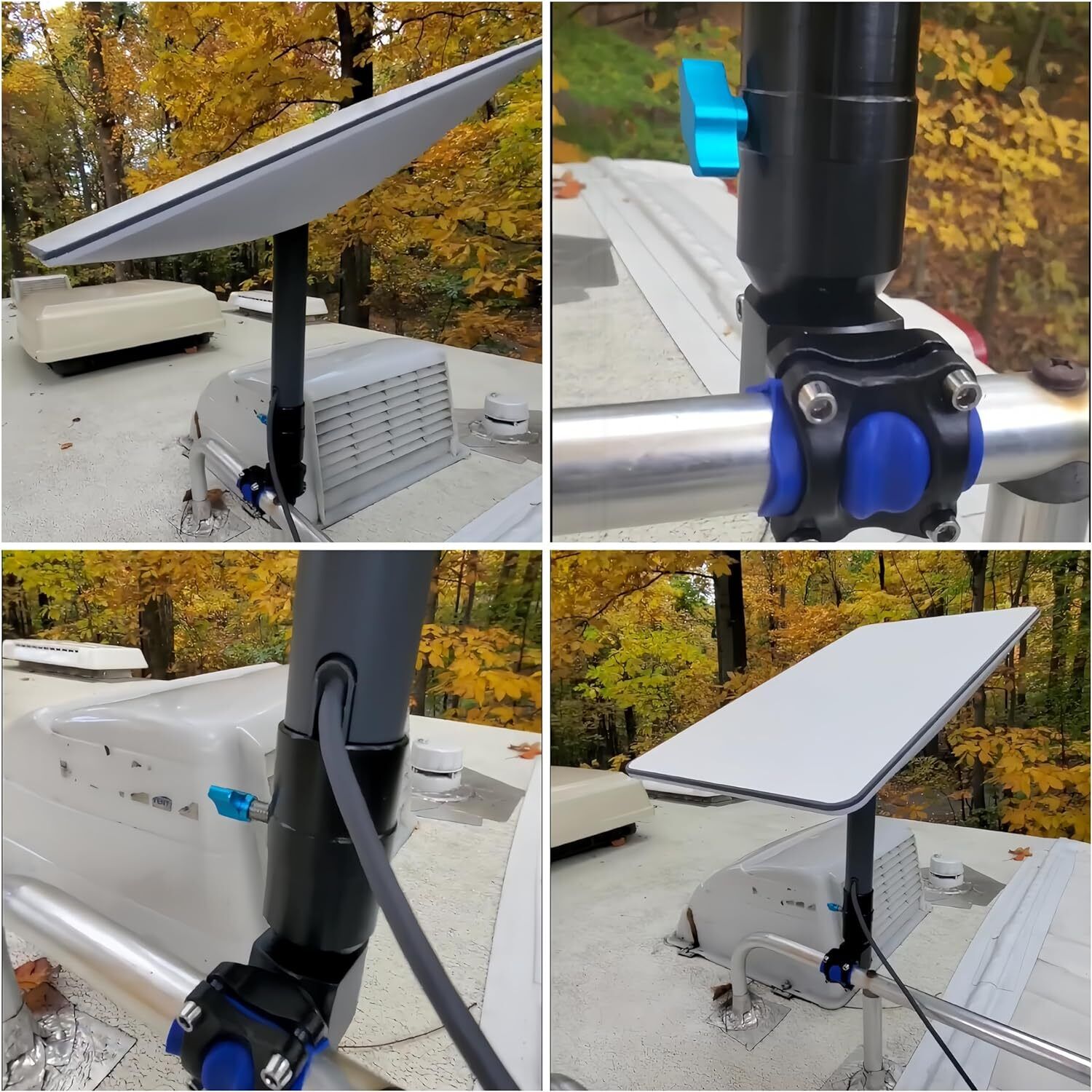 Starlink Rv  Mount, Starlink Roof Rack Mount, Starlink Mount with Pipe Adapter Unbranded Easy-Up EZ TM-50 - фотография #7