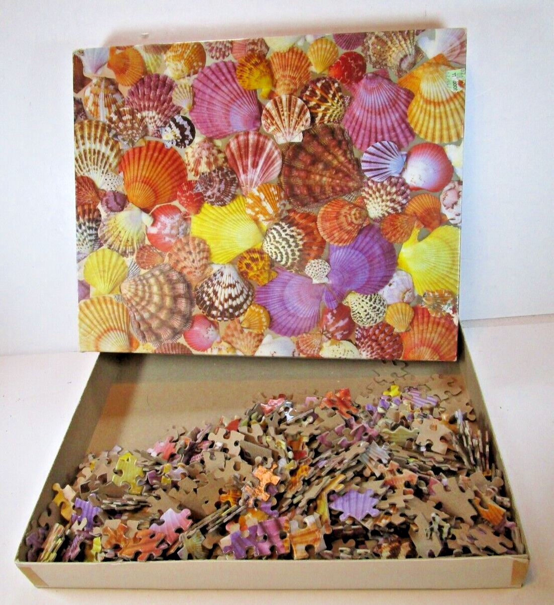 2 Vntg Puzzles Sprinkbok Sea Treasures 1975 & Down East Crafts Scallop Shells 98 Springbok - фотография #7