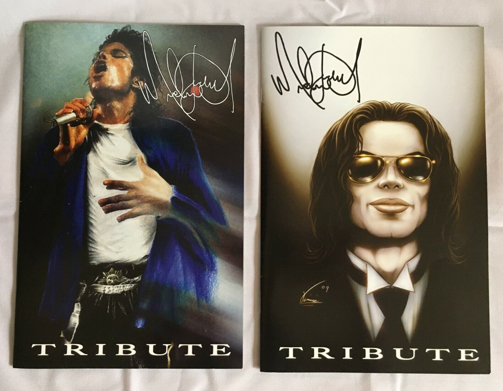  2 Blue Water Michael Jackson Tribute ~ Cover A-VF Plus & Cover B-VF ~ 2009 Без бренда