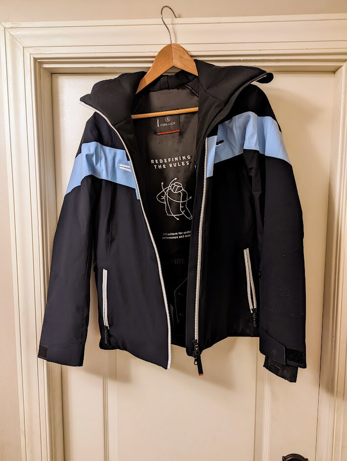 Bogner Fire + Ice Peg-T Insulated Ski Jacket Blue 20K/20K MSRP $690 Bogner 3476-5034 - фотография #4