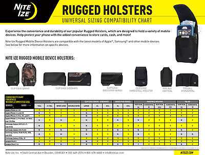 Nite Ize Clip Case Sideways Universal Rugged Holster, XL - Black (2-Pack) Nite Ize CCSXL-03-01 - фотография #6