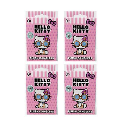 Hello Kitty Series 3 Plush Danglers : Lot of 4 Sealed Blind Boxes Без бренда