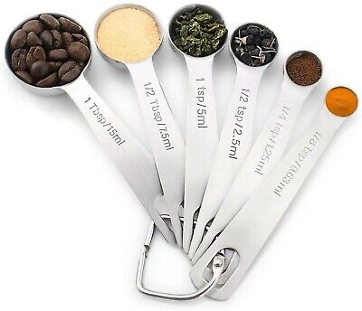 7 Piece Measuring Spoon Set 7 pcs liquid or dry ingredients measuring Spoon Set Abllore - фотография #6