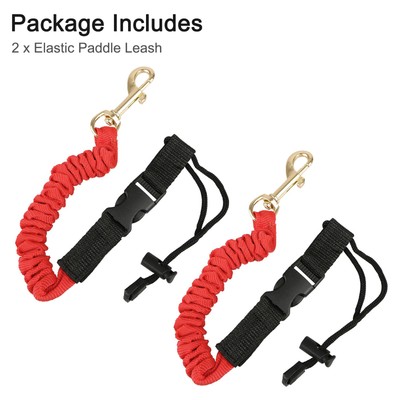 2x Kayak Canoe Elastic Paddle Leash Safety Fishing Rod Lanyard Accessories Rope TheSiliconValley Does Not Apply - фотография #9