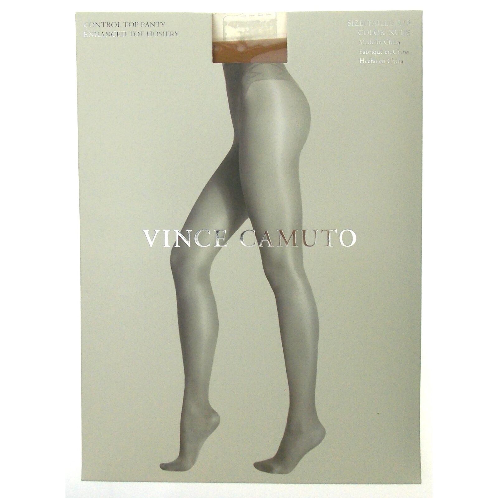 Vince Camuto Control Top Pantyhose Enhanced Toe Hosiery Lot 2 Size E/F Nude Vince Camuto - фотография #2