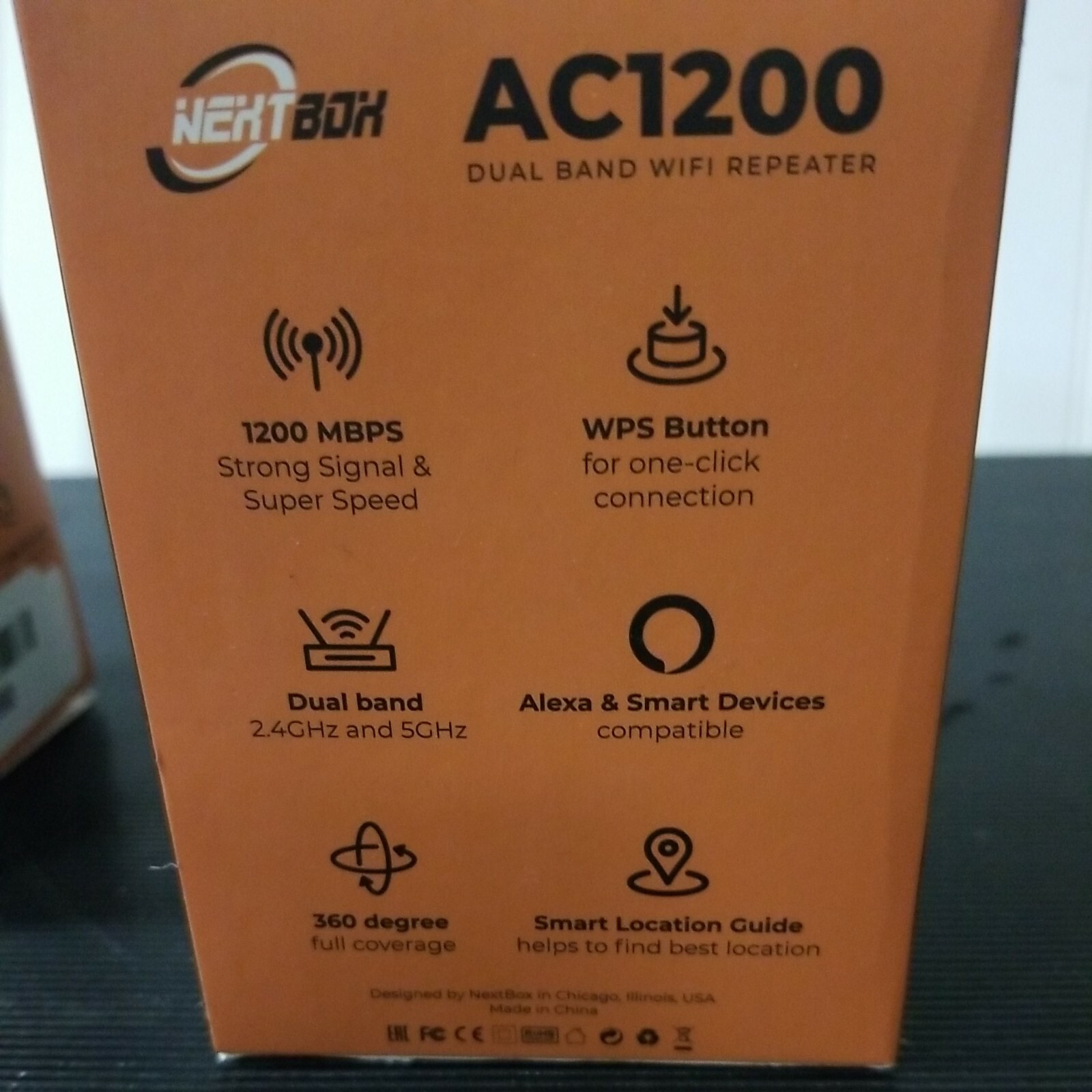 NEXT BOX USA AC1200 DUAL BAND WI-FI REPEATER WORKS WITH ANY ROUTER EASY NEXT BOX USA AC1200 - фотография #3