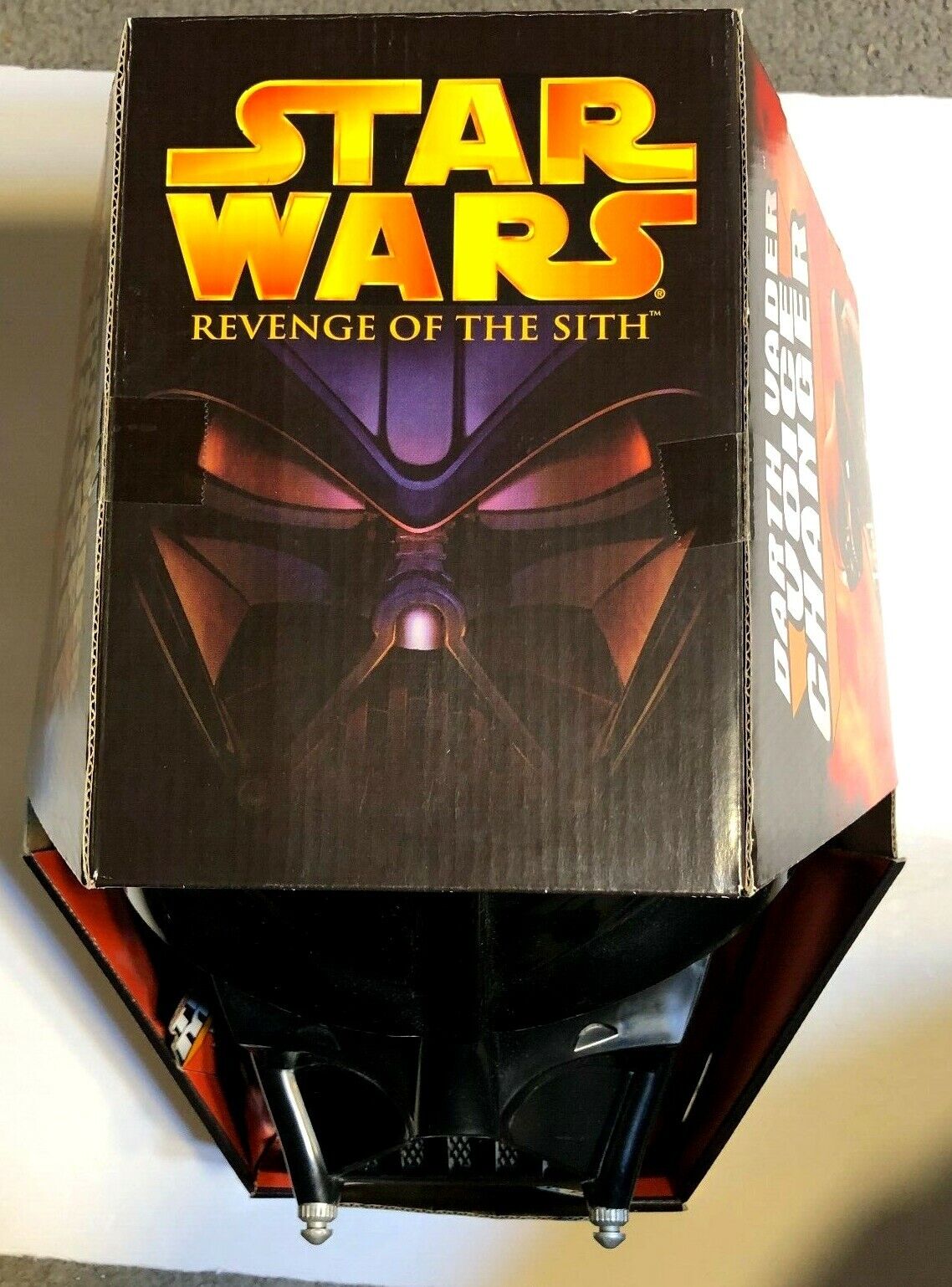 2 Darth Vader Star Wars Revenge Of The Sith Voice Changer Helmets Costume prop Hasbro - фотография #6