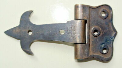 4 very small aged solid Brass 8 cm DOOR hinges vintage antique style heavy 3" B Без бренда - фотография #8
