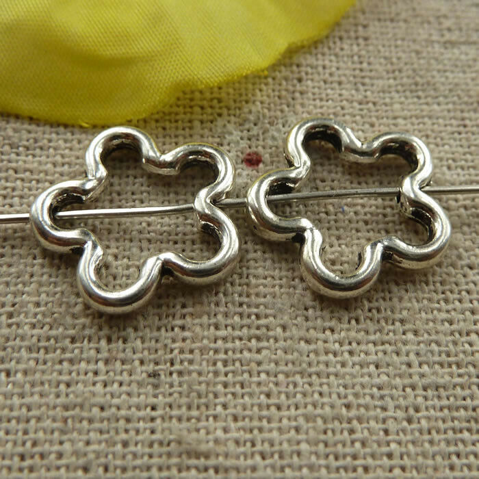 Free Ship 160 pcs tibetan silver flower spacers 16x2mm L-4164 LCWR Does not apply - фотография #4