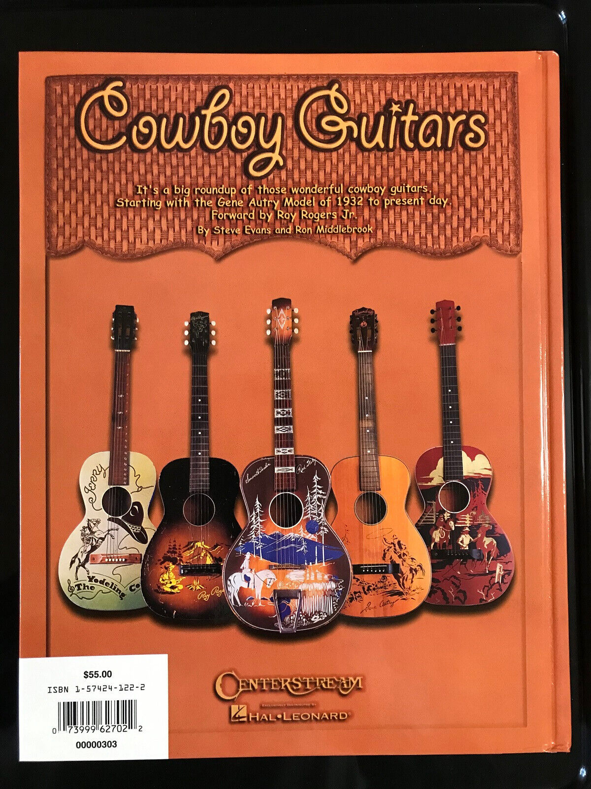 **HARDCOVER** Cowboy Guitars Book by Steve Evans & Ron Middlebrook Vintage Guide Без бренда