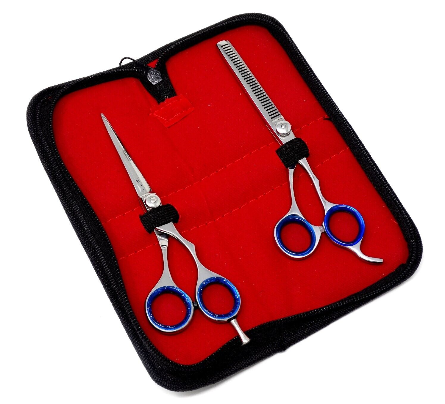 6" Professional Hair Cutting Japanese Scissors Thinning Barber Shears Set Kit A2Z SCILAB Does Not Apply - фотография #2
