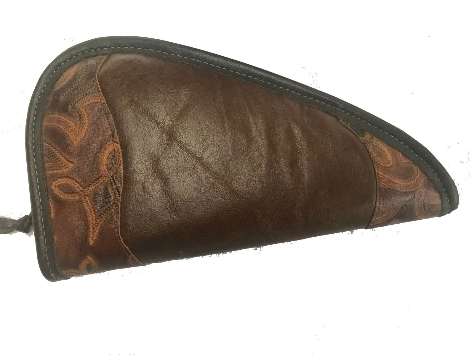 Pistol Holder Handmade in the USA Large Top-Grain Cow Leather.  Size: 11 x 6" Unbranded Does Not Apply