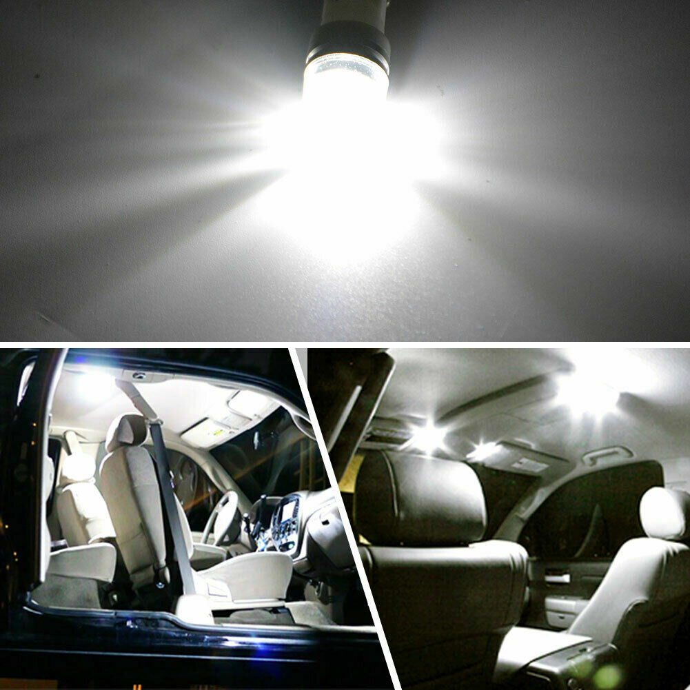 20Pcs White LED Interior Dome Map License Light Bulb T10 2825 168 158 194 CANBUS isincer - фотография #3