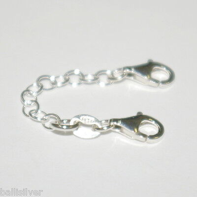 30 pcs Sterling Silver 925 2" Safety CHAIN EXTENDERS with 2 Lobster Clasps Lot BalliSilver Does Not Apply - фотография #6