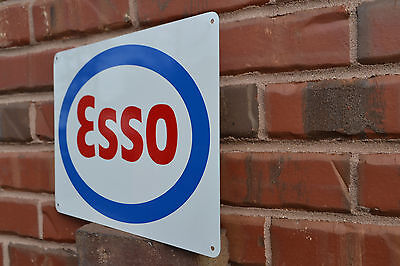 ESSO Metal Gas Station Pump Sign Standard Oil Advertise logo Mechanic  ESSO - фотография #3
