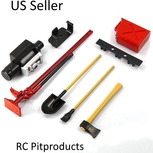 1:10 Scale RC Rock Crawler Accessory Decor Tools Set For RC Crawler US Seller RC Pit Products RPP16