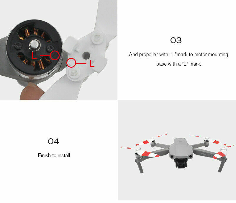 2 Pairs 7238F Propellers CW&CCW Blades for DJI Mavic Air 2 2S Drone Accessories Unbranded Does Not Apply - фотография #9