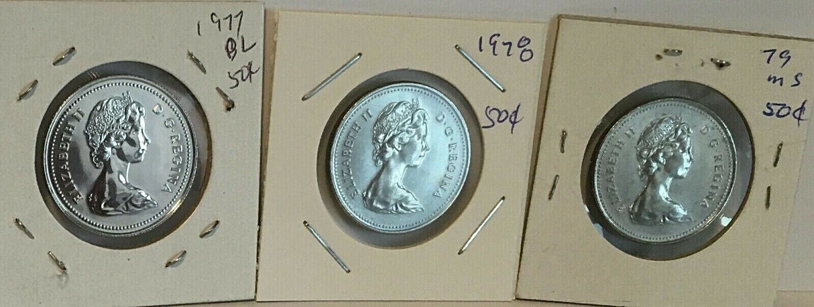 CANADA 1977 78 79  50 CENT NICKEL COIN FROM A HUGE COLLECTION 'KEEP FOLLOWING US Без бренда - фотография #2